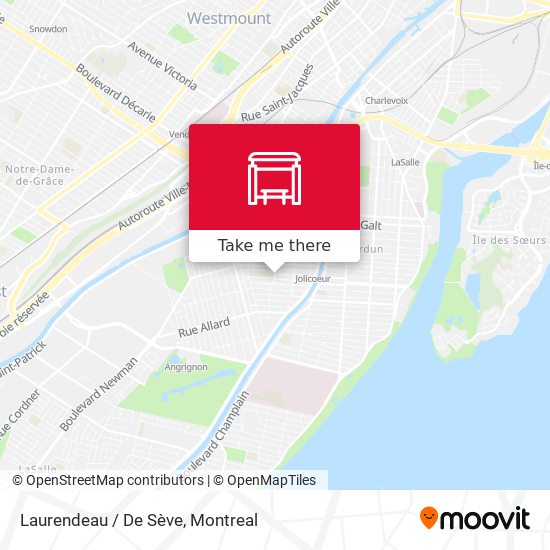 Laurendeau / De Sève map