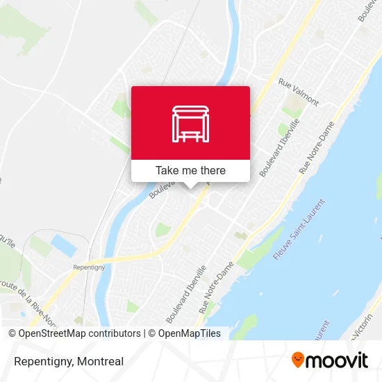 Repentigny map