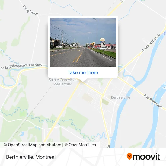 Berthierville map