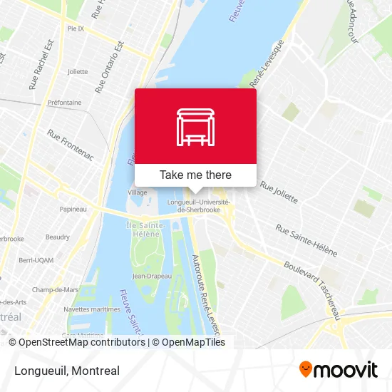 Longueuil map