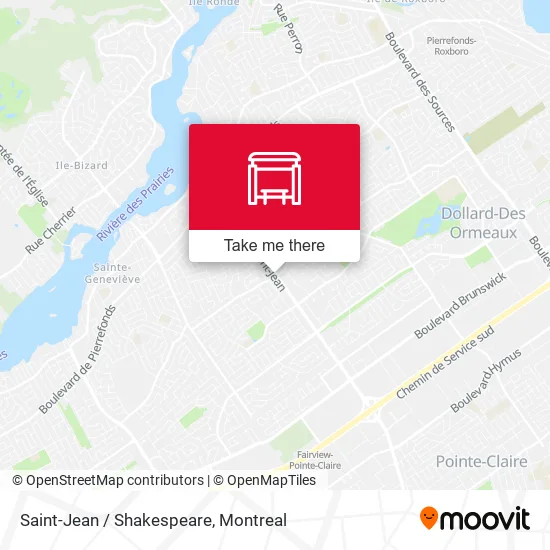 Saint-Jean / Shakespeare map