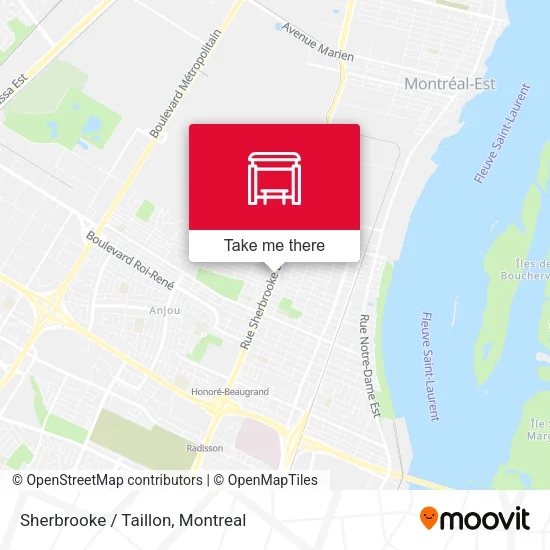 Sherbrooke / Taillon map