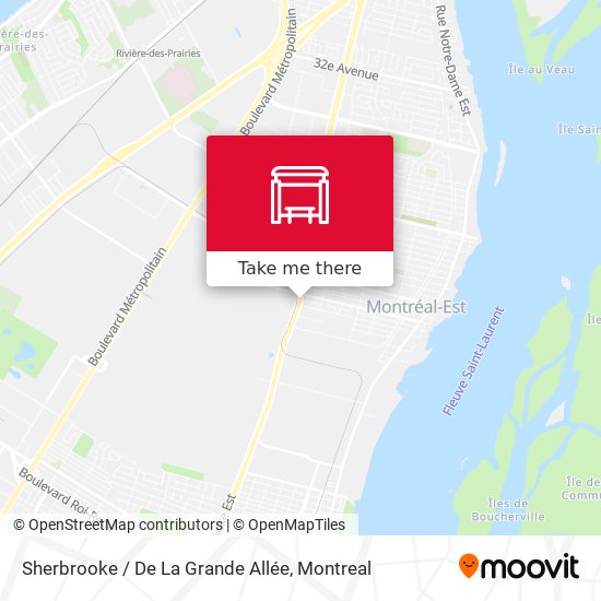 Sherbrooke / De La Grande Allée map