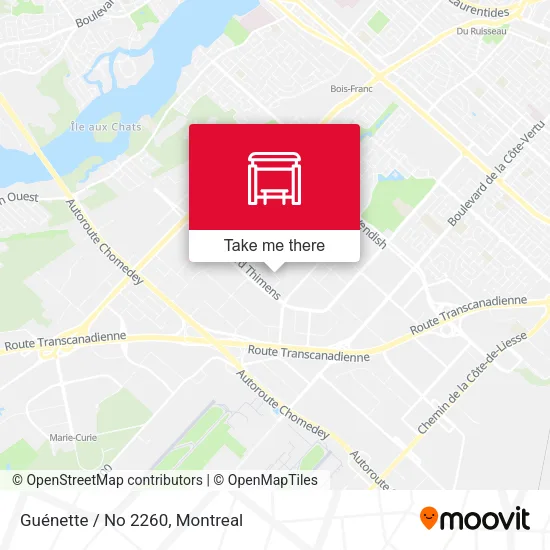 Guénette / No 2260 map