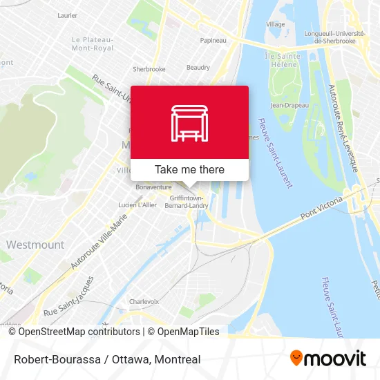 Robert-Bourassa / Ottawa map