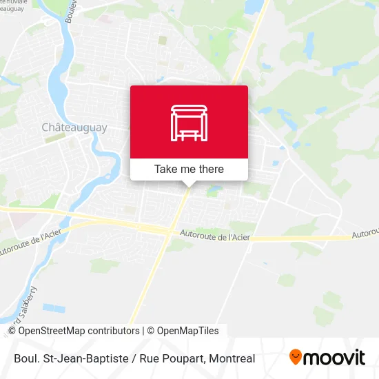 Boul. St-Jean-Baptiste / Rue Poupart map