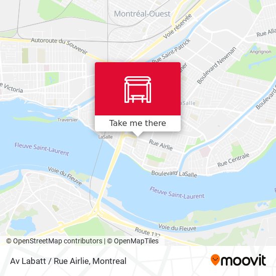 Av Labatt / Rue Airlie map