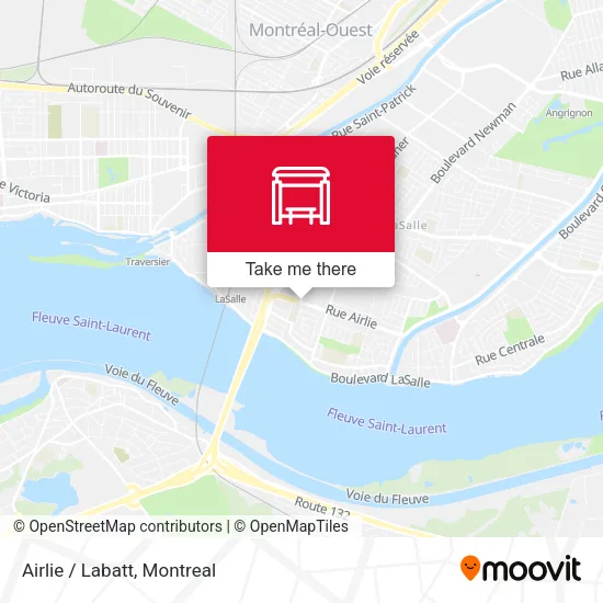 Airlie / Labatt map