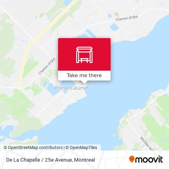 De La Chapelle / 25e Avenue map