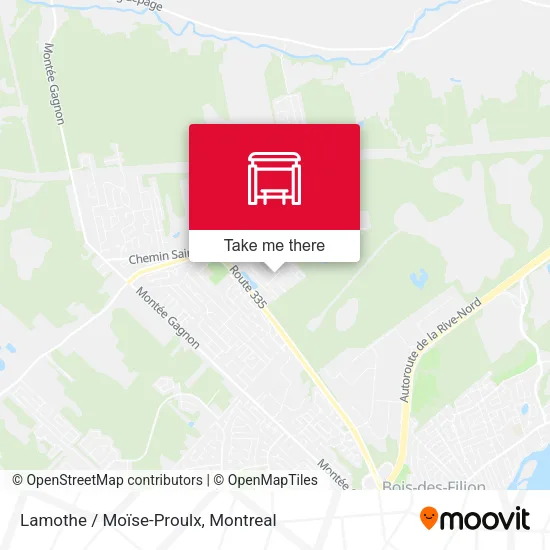 Lamothe / Moïse-Proulx map