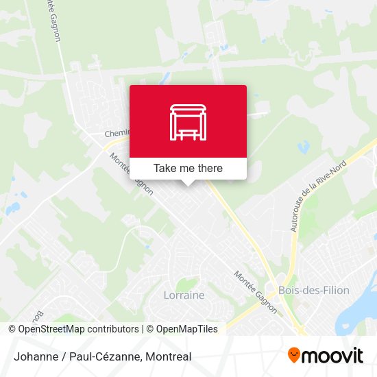 Johanne / Paul-Cézanne map
