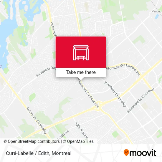 Curé-Labelle / Édith map