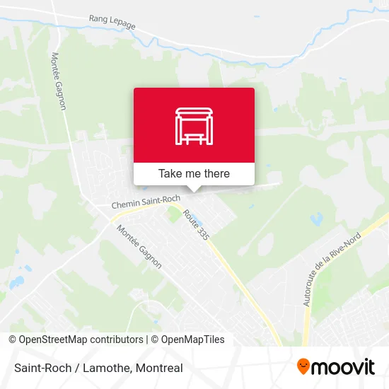 Saint-Roch / Lamothe map