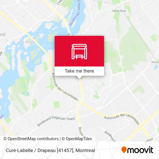Curé-Labelle / Drapeau [41457] map