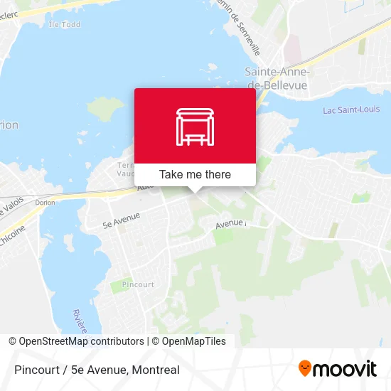 Pincourt / 5e Avenue map