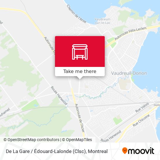 De La Gare / Édouard-Lalonde (Clsc) map