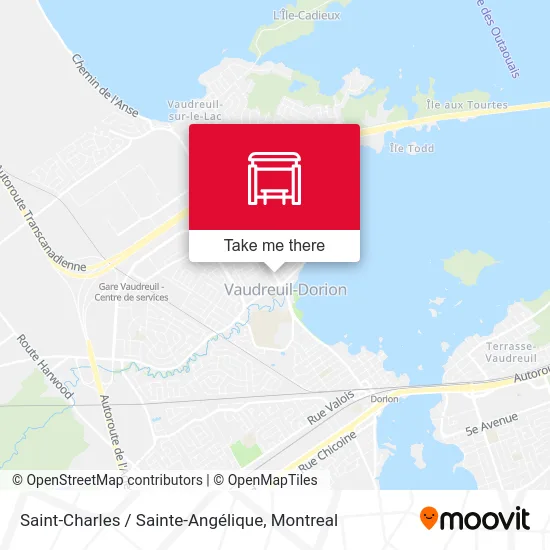 Saint-Charles / Sainte-Angélique map