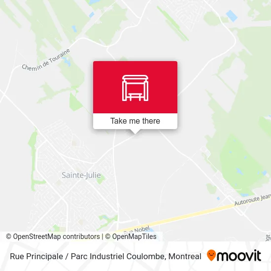 Rue Principale / Parc Industriel Coulombe map