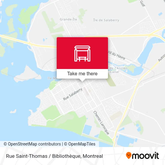 Rue Saint-Thomas / Bibliothèque map