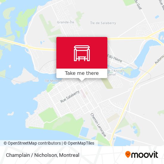 Champlain / Nicholson map
