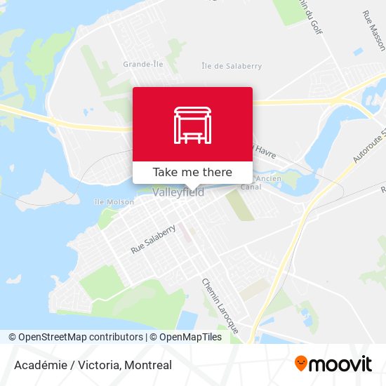 Académie / Victoria map