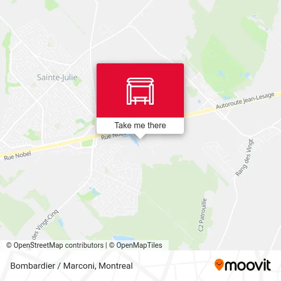 Bombardier / Marconi map