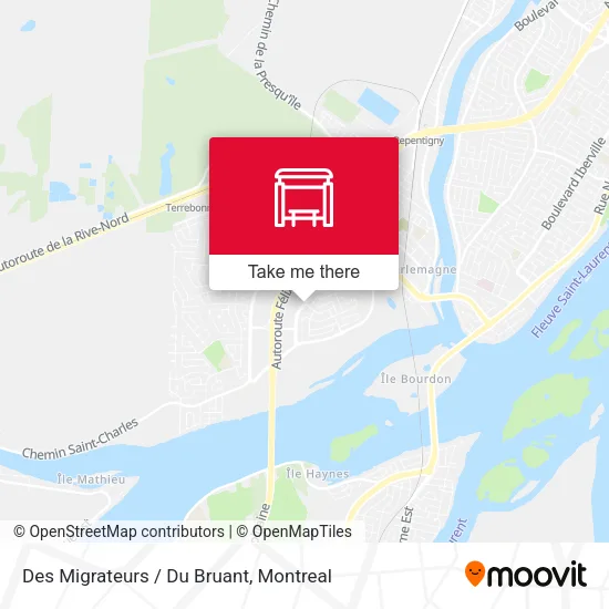 Des Migrateurs / Du Bruant map