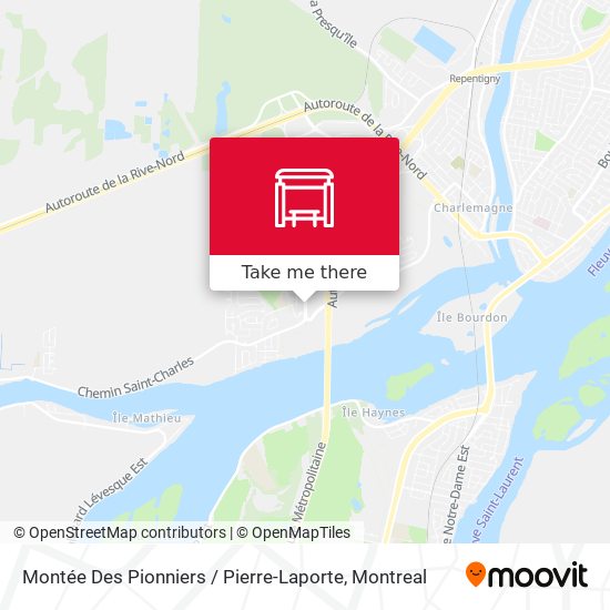 Montée Des Pionniers / Pierre-Laporte map