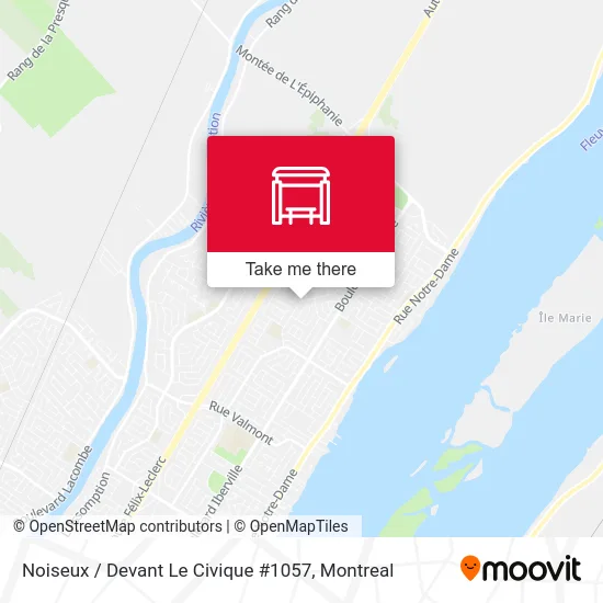 Noiseux / Devant Le Civique #1057 map