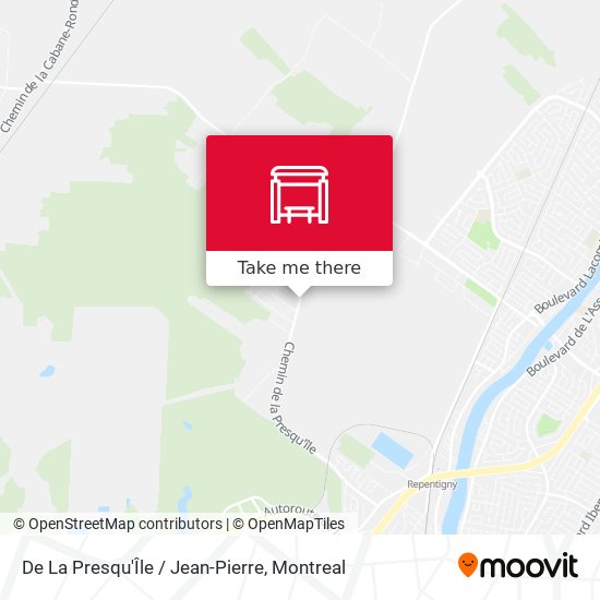 De La Presqu'Île / Jean-Pierre map