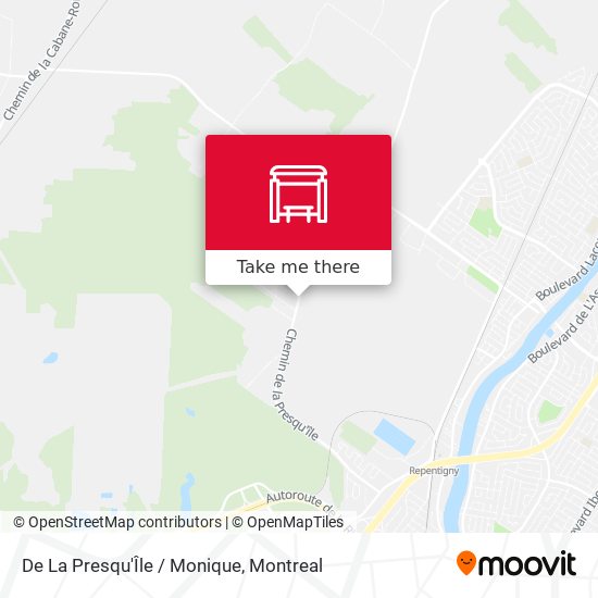 De La Presqu'Île / Monique map