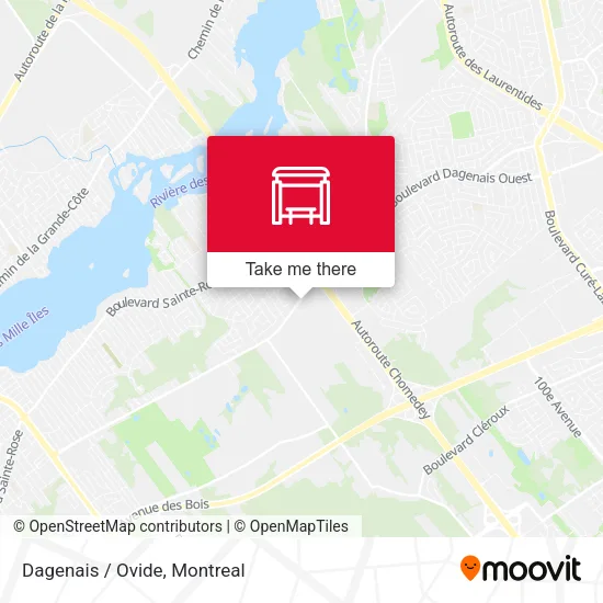 Dagenais / Ovide map