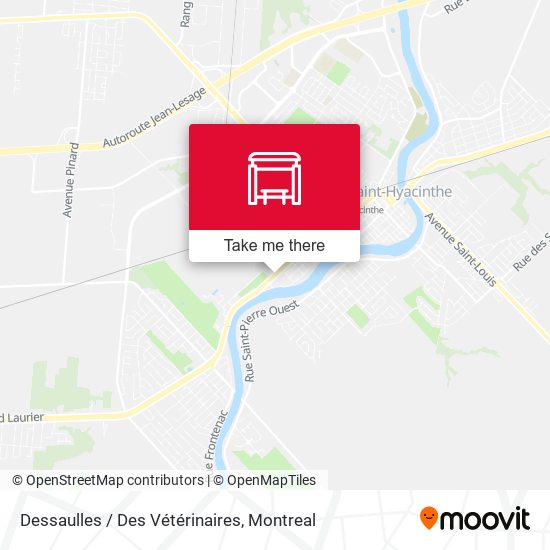 Dessaulles / Des Vétérinaires map