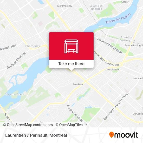 Laurentien / Périnault map