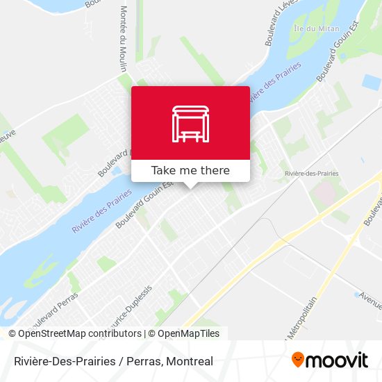Rivière-Des-Prairies / Perras map