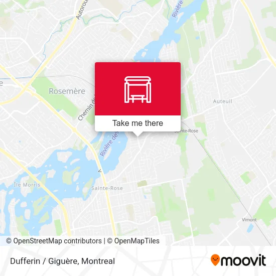 Dufferin / Giguère map