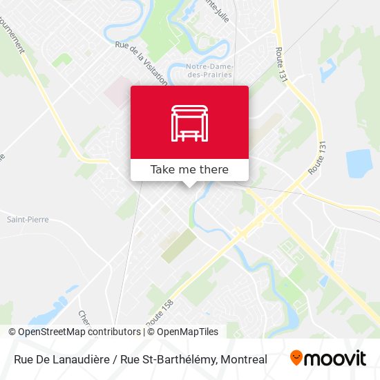 Rue De Lanaudière / Rue St-Barthélémy map