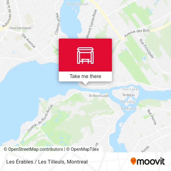 Les Érables / Les Tilleuls map