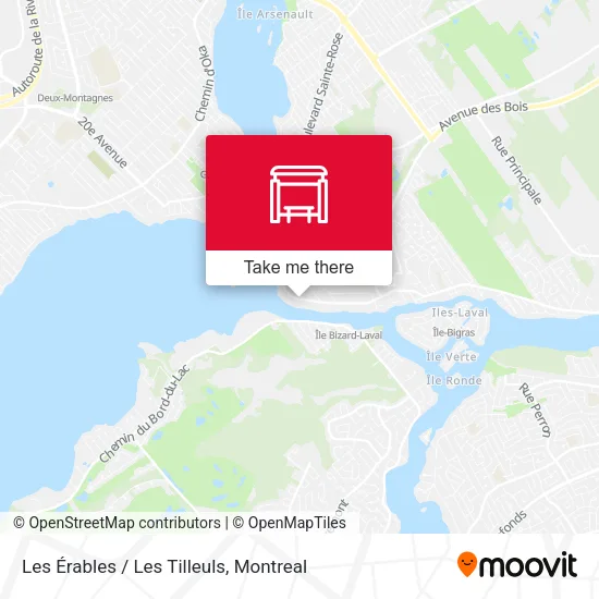 Les Érables / Les Tilleuls map