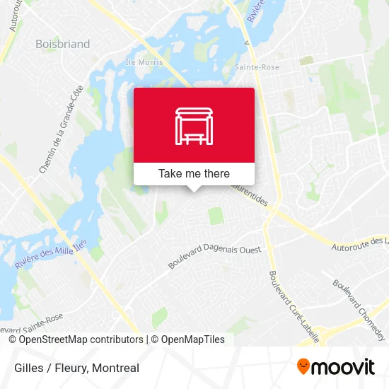 Gilles / Fleury map