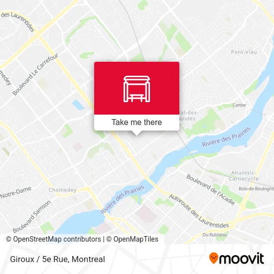 Giroux / 5e Rue map