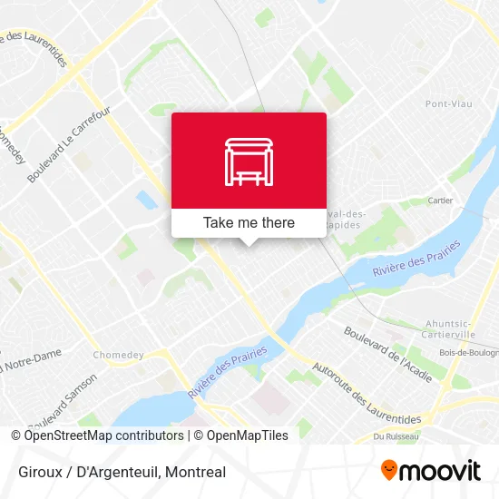 Giroux / D'Argenteuil map