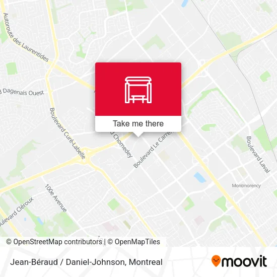 Jean-Béraud / Daniel-Johnson map
