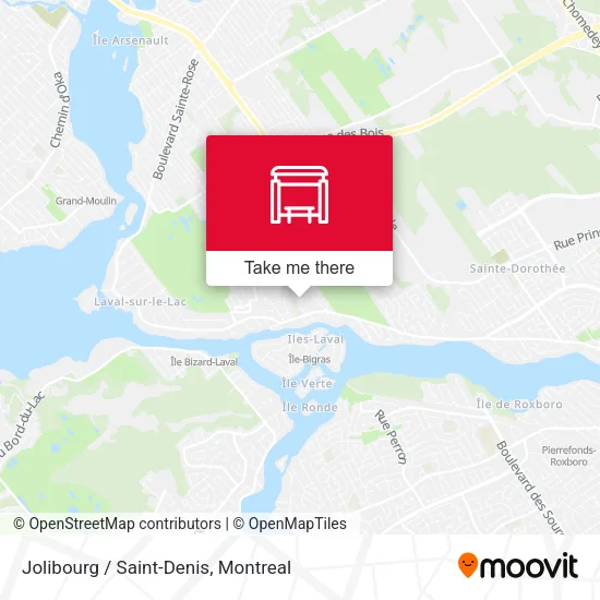 Jolibourg / Saint-Denis map