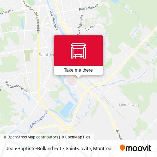 Jean-Baptiste-Rolland Est / Saint-Jovite map