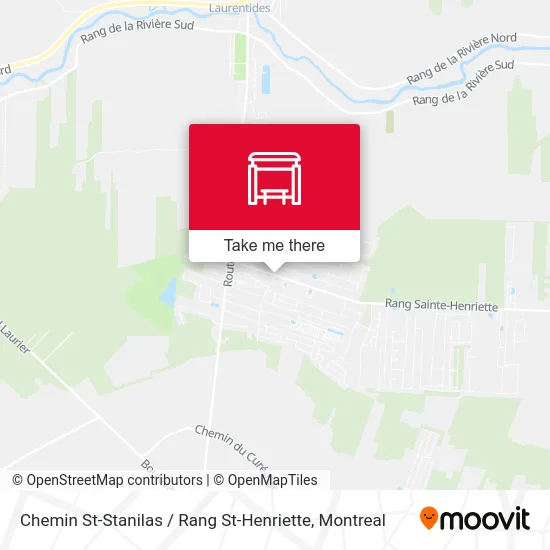 Chemin St-Stanilas / Rang St-Henriette map