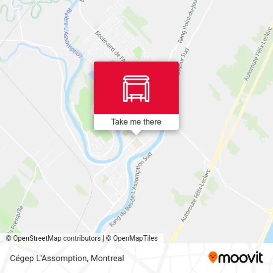 Cégep L'Assomption map