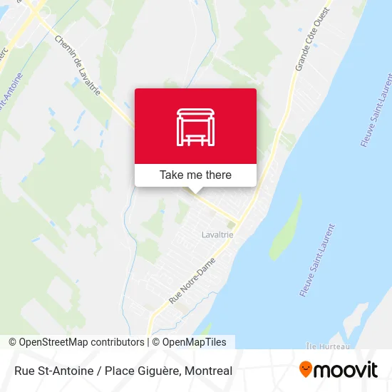 Rue St-Antoine / Place Giguère map