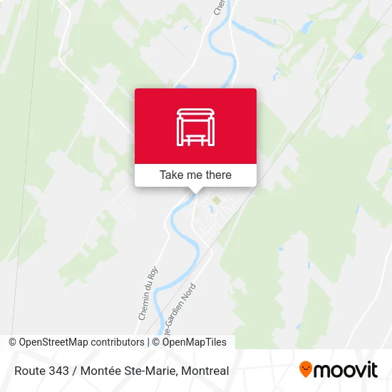 Route 343 / Montée Ste-Marie map