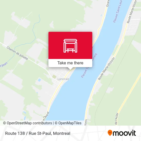 Route 138 / Rue St-Paul map
